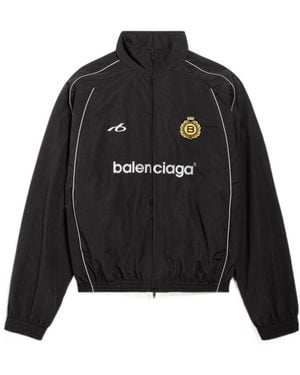 Balenciaga Soccer Tracksuit Jacket - Black