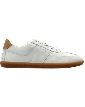 Tod's Logo Low-Top Sneakers - White