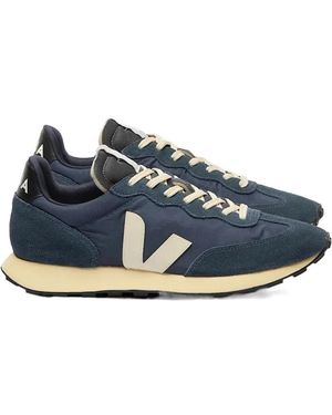 Veja Low Top Lace Up Trainers - Blue