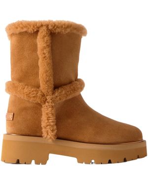 Aquazzura Round-Head Short Boots - Brown