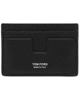 Tom Ford Flat Card Holder - Black