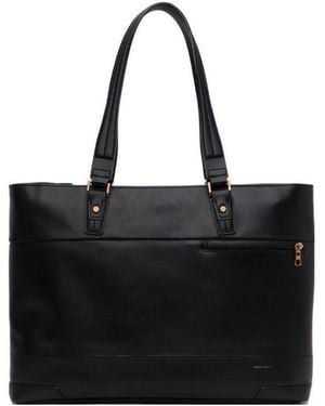 master-piece Logo Briefcase - Black