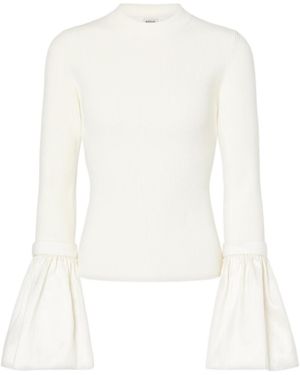 Jonathan Simkhai Ribbed Knit Jumper - White