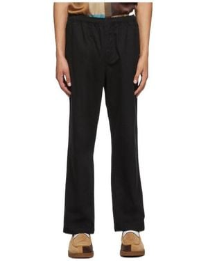 Stussy High-Waisted Casual Trousers - Black