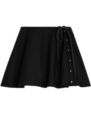 Celine Peplum Skirt - Black