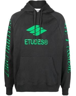 Etudes Studio Études Studio Racing Eco Drawstring Hoodie - Green