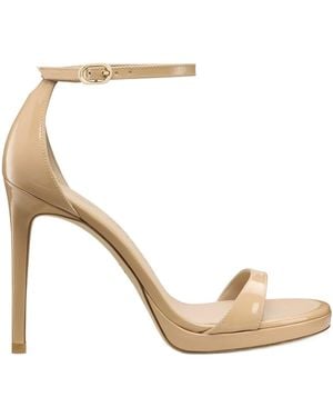 Stuart Weitzman Nudist Platform - Metallic