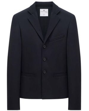Courreges Long-Sleeved Casual Jacket - Blue