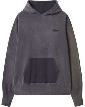 Maison Kitsuné Maison Kitsuné X Kuro Long-Sleeve Sweatshirt - Gray