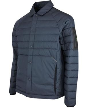 BOSS Long-Sleeved Cotton-Padded Jacket - Blue