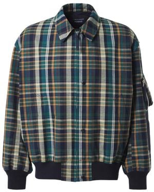 Comme des Garçons Long-Sleeved Casual Jacket - Blue