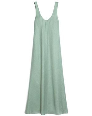 iBlues Linen-Blend Dress - Green