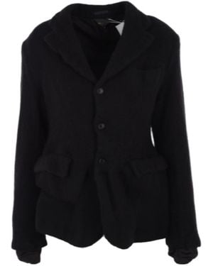 Comme des Garçons Single-Breasted Suit Jacket - Black