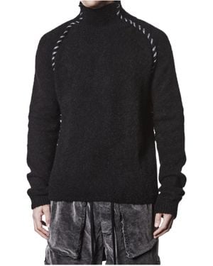 Thom Krom High-Neck Long-Sleeve Sweater - Black