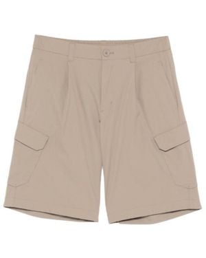 Herno Front Pocket Shorts - Natural