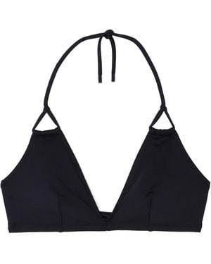 Eres Java Remix Lace-Up Backless Bikini Top - Black