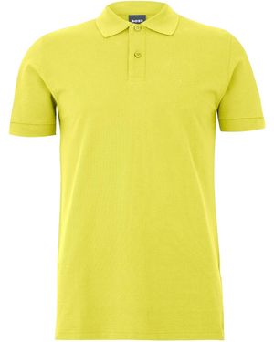 BOSS Minimal Polo Shirt - Yellow