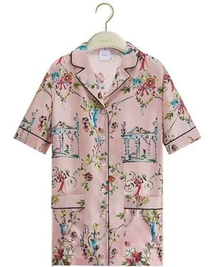 Dior Iviera Short-Sleeved Shirt - Pink