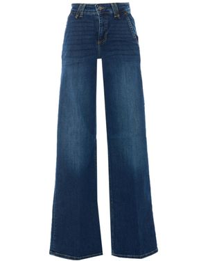Liu Jo High-Waisted Wide-Leg Jeans - Blue