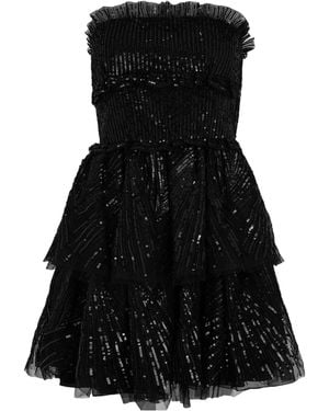 Emporio Armani Strapless Maxi Dress - Black