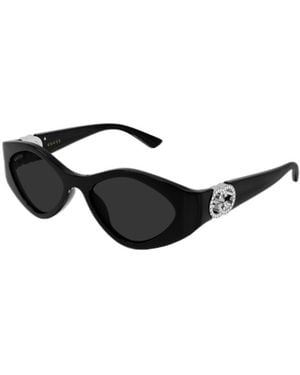Gucci Eyewear Geometric Frame Sunglasses - White