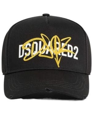 DSquared² Logo Baseball Cap - Black