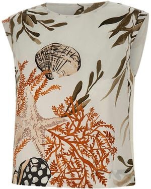 Marella Sleeveless Vest - Multicolor