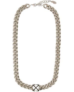 Off-White c/o Virgil Abloh Arrow Chain-Linked Necklace - White