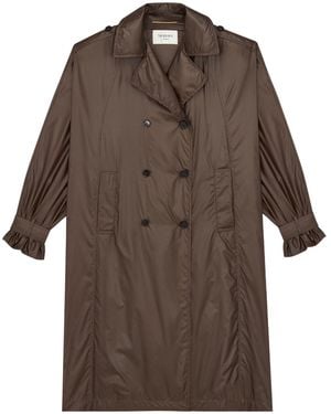 Saint Laurent Trench Coat - Brown