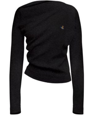 Vivienne Westwood Long Sleeve Hebo Top - Black