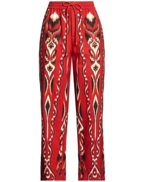 FARM Rio Multi-coloured Textured Casual Trousers