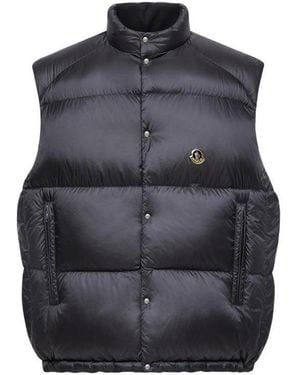 Moncler Tibb Reversible Down Vest - Grey