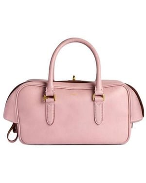 Balenciaga Le 7 Bowling Bag Small - Pink
