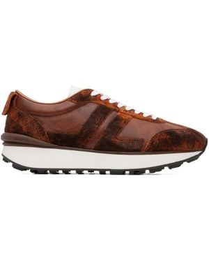 Lanvin Color-Block Trainers - Brown