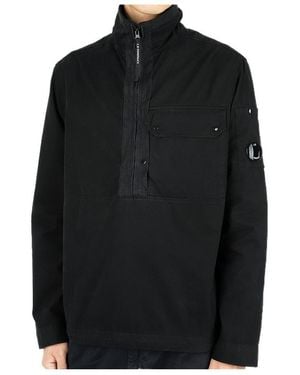 C.P. Company Long-Sleeved Casual Jacket - Black