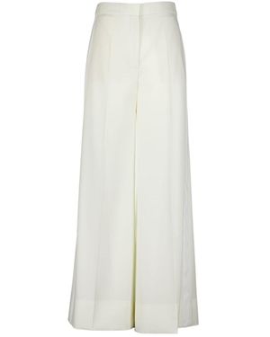 Stella McCartney High-Rise Tuxedo Pants - White