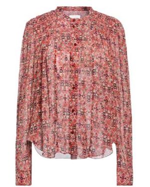 Isabel Marant Floralprint Chiffon Shirt - Pink