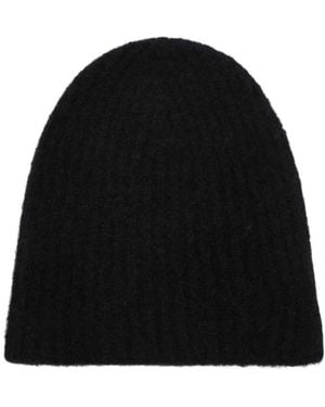Roberto Collina Ribbed Knit Hat - Black