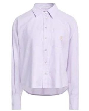 Brunello Cucinelli Solid-Color Long-Sleeved Shirt - Purple