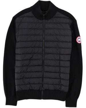 Canada Goose Long-Sleeved Patchwork Jacket - Black