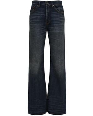 Acne Studios 5-Pocket Flared Denim Jeans - Blue