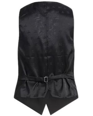 Max Mara Sleeveless Solid Vest - Black