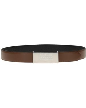 Maison Margiela Numbers Buckled Belt - White