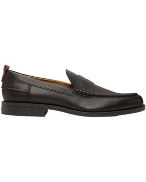 BOSS Round-Toe Loafers - Black