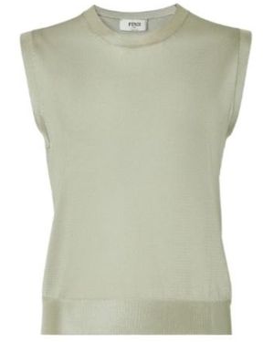 Fendi Sleeveless Top - Green