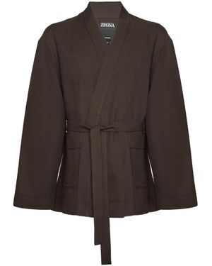 ZEGNA Light Jackets - Brown