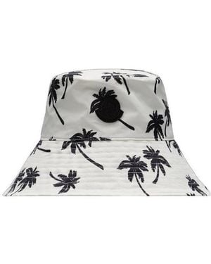 Moncler Palm Tree Bucket Hat - White
