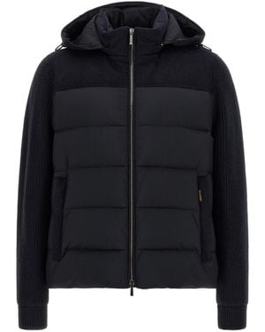 Moorer Jesse-Stp Bomber Jacket - Black