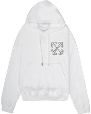 Off-White c/o Virgil Abloh Dragon Skate Hoodie - White