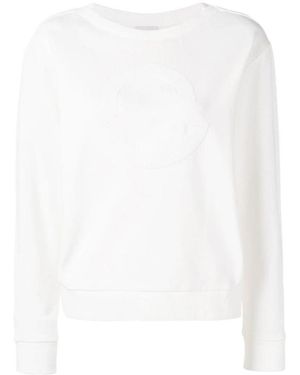 Moncler Logo Details Jumper - White